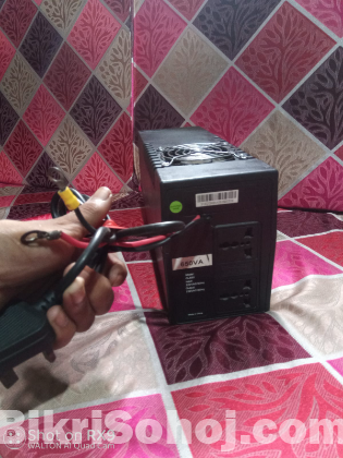 Powerpac 650VA Offline UPS with Plastic Body- Black